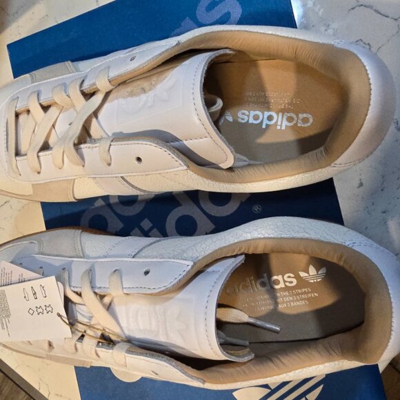 NEW Adidas BW Army Lux Men’s Size 12 White Gum Leather JH7834 SHOES SKATEBOARD - Picture 7 of 16